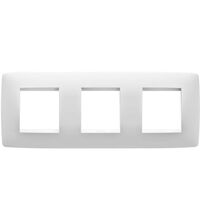 Rama decorativa aparataj unitar Gewiss, orizontala, 6 posturi, alb, Chorus One International, GW16126TB