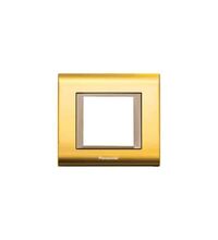 Rama decorativa aparataj modular Panasonic, rectangulara, 2M, auriu-bej, Thea Sistema, P-TS.R.2M-GL