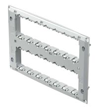 Rama de montaj TEM, cu suruburi, 14M, gri, Modul, NM72