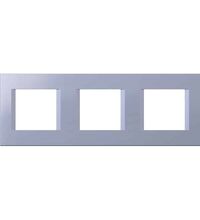 Rama decorativa aparataj modular TEM, rectangulara, 3X2M, albastru, Line, OL26IB