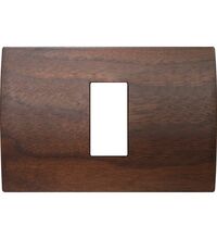 Rama decorativa aparataj modular TEM, rectangulara, 1/3M, nuc, Pure, OP13WW