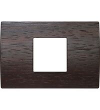 Rama decorativa aparataj modular TEM, rectangulara, 2/3M, wenge, Pure, OP23WE
