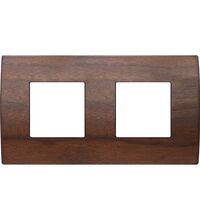 Rama decorativa aparataj modular TEM, rectangulara, 2X2M, nuc, Pure, OP24WW