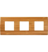 Rama decorativa aparataj modular TEM, rectangulara, 3X2M, bambus, Pure, OP26WB