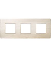 Rama decorativa aparataj modular TEM, rectangulara, 3X2M, artar, Pure, OP26WM