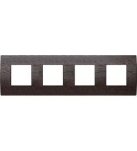 Rama decorativa aparataj modular TEM, rectangulara, 4X2M, wenge, Pure, OP28WE