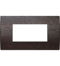 Rama decorativa aparataj modular TEM, rectangulara, 4M, wenge, Pure, OP40WE