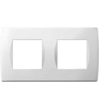 Rama decorativa aparataj modular TEM, elipsa, 2X2M, alb, Soft Antibacterian, OS24AW