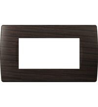Rama decorativa aparataj modular TEM, elipsa, 4M, wenge, Soft, OS40WE