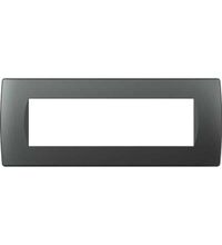 Rama decorativa aparataj modular TEM, elipsa, 7M, antracit, Soft, OS70AT