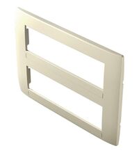 Rama decorativa aparataj modular TEM, elipsa, 14M, fildes, Soft, OS72IW