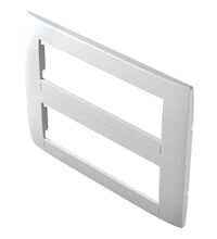 Rama decorativa aparataj modular TEM, elipsa, 14M, alb, Soft, OS72PW