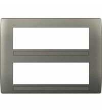 Rama decorativa aparataj modular TEM, elipsa, 14M, titan, Soft, OS72TI