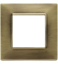 Rama decorativa aparataj modular Vimar, rectangulara, 2M, alama antica, Plana, 14642.76