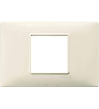 Rama decorativa aparataj modular Vimar, rectangulara, 2/3M, bej, Plana, 14652.03