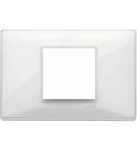 Rama decorativa aparataj modular Vimar, rectangulara, 2/3M, alb, Plana Reflex, 14652.41