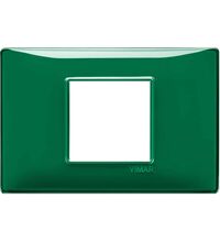 Rama decorativa aparataj modular Vimar, rectangulara, 2/3M, smarald, Plana Reflex, 14652.47