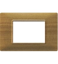 Rama decorativa aparataj modular Vimar, rectangulara, 3M, brad, Plana, 14653.32