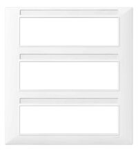 Rama decorativa aparataj modular Vimar, rectangulara, 21M, alb, Plana, 14691.01