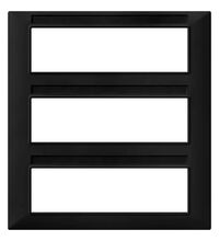 Rama decorativa aparataj modular Vimar, rectangulara, 21M, negru, Plana, 14691.05