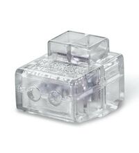Clema de conectica rapida Scame, 2x6mmp, transparent, 817.0602