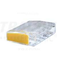 Clema de conectica rapida Tracon, 5x2.5mmp, galben, RVO2,5-5