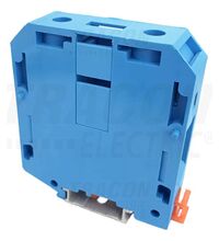 Clema sir fixare pe sina DIN, albastru, 70mmp, Tracon, TSKA70-K