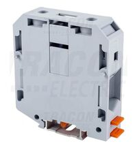 Clema sir fixare pe sina DIN, gri, 70mmp, Tracon, TSKA70