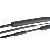 Tub termocontractibil cu adeziv Tracon, 19/6mm, negru, perete mediu, ZS19/6R