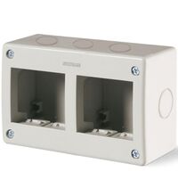 Doza de aparataj modular Scame, 4M, aplicata, IP40, Unibox, 136.4124