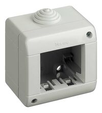 Doza de aparataj modular Bticino, 2M, aplicata, orizontala, IP40, Matix, 25402