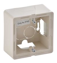 Doza de aparataj unitar Legrand, tip cadru, aplicata, simpla, ivoar, 1 post, Valena Life, 754201