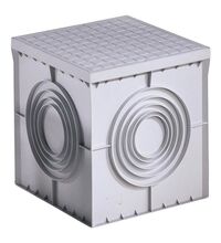 Doza tip camin Gewiss, cu capac semiperforat, 200x200x200mm, IP30, DX59402