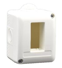 Doza de aparataj modular Comtec, 1M, aplicata, alb, IP40, Stil, MF0012-04870