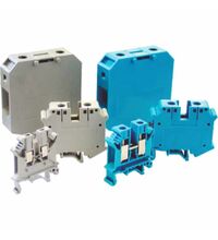 Clema sir fixare pe sina DIN, gri, 16mmp, XBS, UK 16NG