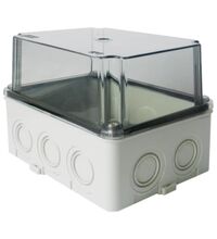 Doza de ramificatie aplicata XBS, cu capac transparent, 150x120x110mm, IP67, ELO-150AM