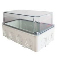 Doza de ramificatie aplicata XBS, cu capac transparent, 210x120x110mm, IP67, ELO-210/AM1