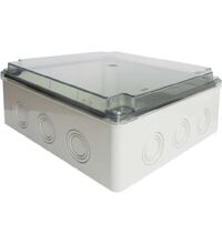 Doza de ramificatie aplicata XBS, cu capac transparent, 240x190x90mm, IP67, ELO-240/A