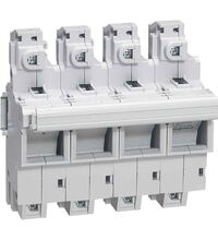 Separator tip sertar Legrand, cu borne protejate, 3P+N, 50A, 14x51mm, 400VAC, 021505