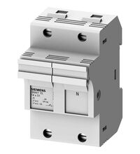 Separator tip sertar Siemens, fara LED, 1P+N, 50A, 14x51mm, 400VAC, 3NW7151