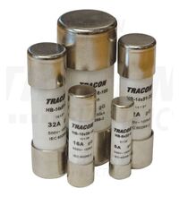 Siguranta fuzibila cilindrica Tracon, 8x32mm, gG, 230/415VAC, 2A, 50kA