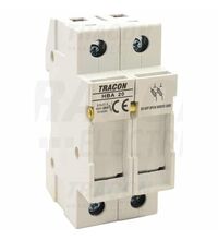 Separator tip sertar Tracon, fara LED, 2P, 20A, 8x32mm, 690VAC, HBA-2P-20