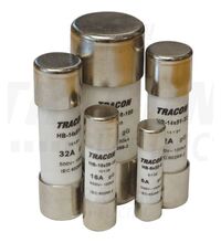 Siguranta fuzibila cilindrica Tracon, 10x38mm, aM, 230/415VAC, 10A, 50kA