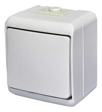 Intrerupator ETI, aplicat, alb, IP44, 004668000