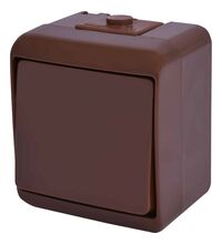 Intrerupator ETI, aplicat, maro, IP44, 004668040