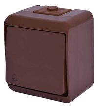 Intrerupator cu revenire ETI, aplicat, maro, IP44, 004668043