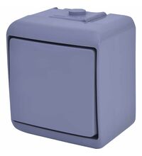 Intrerupator ETI, aplicat, gri, IP44, 004668060