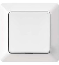 Intrerupator cu revenire Emos, incastrat, alb lucios, IP20, A6100.4