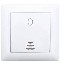 Intrerupator cu revenire Comtec, cu LED, incastrat, alb, IP20, Camilya, MF0012-08037