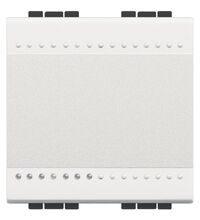 Intrerupator modular Bticino, alb, 2M, Living-Light, N4001M2A